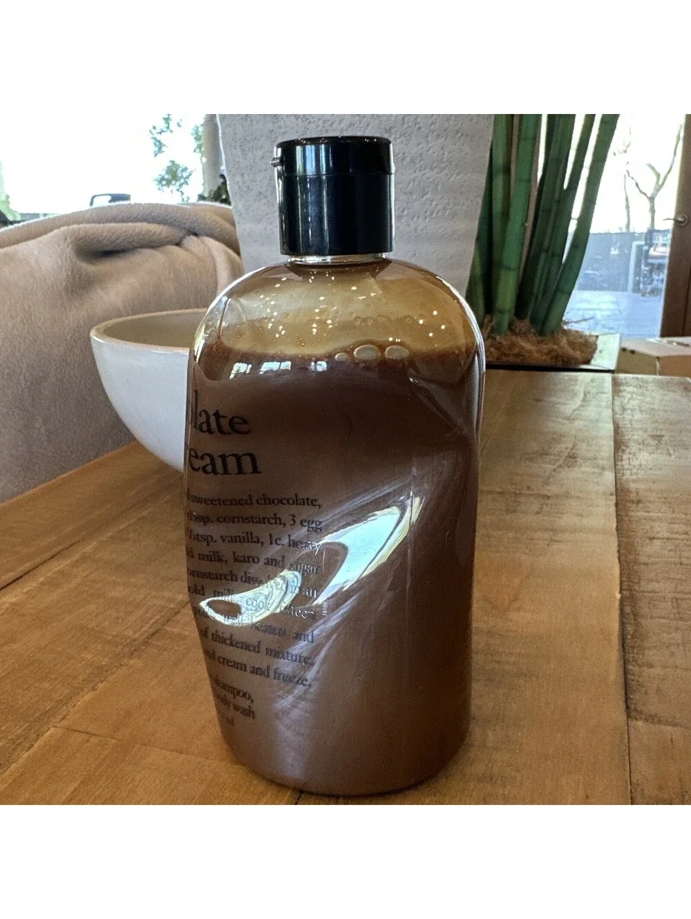 Philosophy Chocolate Ice Cream 3 In 1 Ultra Rich Shampoo, Conditioner Body Wash